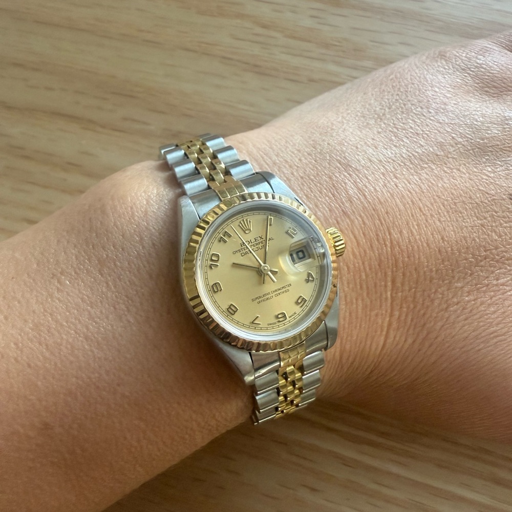 Gold and Silver Women's Watch
